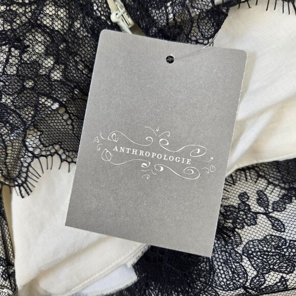 NWT Mirror of Venus Trompe L’oeil Peplum Midi Dress for Anthropologie Size 0 - Picture 5 of 9